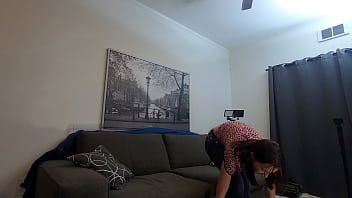 Horny brunette teen hottie breaks her porno cherry