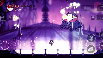 Gameplay hollow knight dia 2 tentando matar o tirano das almas