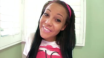 Stacey day 19 yo cutie big cock pov blowjob and huge load cum swallow