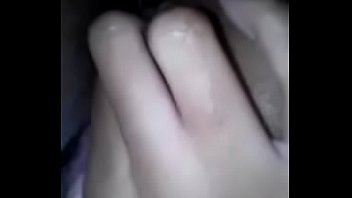 Playing with her pussy