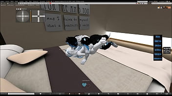 Having fun with a canine