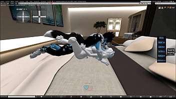 Having fun with a canine