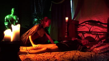 Tarra white tempts an old man as he sleeps