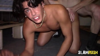 Pretty Boy Was Popcornin For Goodies On The Ground While His Holes Got Banged Out thumbnail