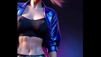 Akali hot dance rose apt lol 3d dance