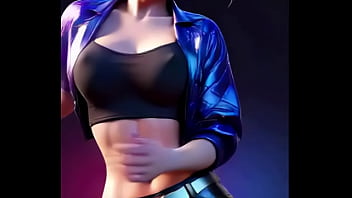 Akali hot dance rose apt lol 3d dance