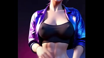 Akali hot dance rose apt lol 3d dance