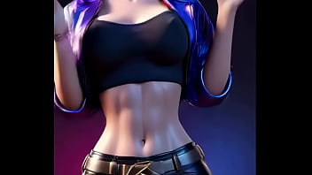 Akali hot dance rose apt lol 3d dance