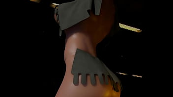Female torso 3d butt belly breasts expand
