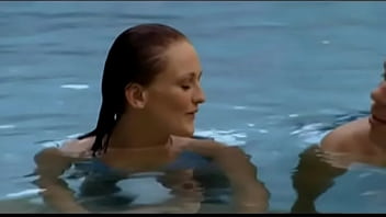 Donna is on vacation in a tropical setting and having a threesome