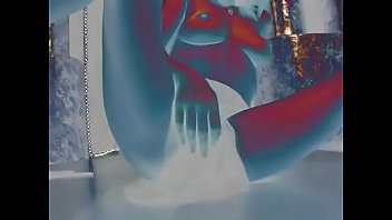 Icy hot babe in sexy lingerie enjoys masturbating solo