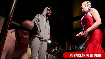 A huge cock fucks blonde leya falcon's pink holes bareback