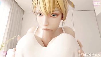 Sophitia giving you a pleasant suck off