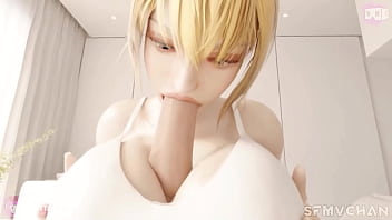 Sophitia giving you a pleasant suck off