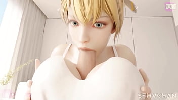 Sophitia giving you a pleasant suck off