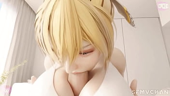 Sophitia giving you a pleasant suck off