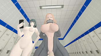 Chica de boku no hero monta una gran polla