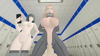 Chica de boku no hero monta una gran polla