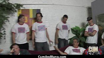 Ebony girl gets slammed by some white dudes 4