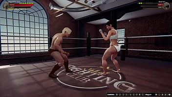 Johnny walker vs marie v nf3d mixed fight mma maledom boxing ring combat