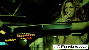 Jayden cole plays inside the knight rider car