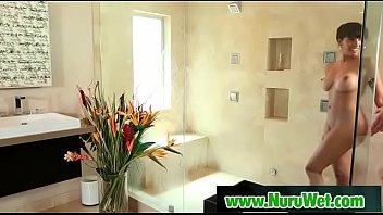 Sexy masseuse gives pleasure in nuru massage 08