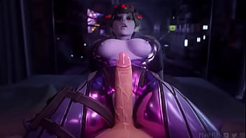 Widowmaker dandolo todo durante el sexo