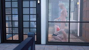 Wife cheats with hot dilf while husband is away