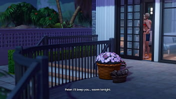 Wife cheats with hot dilf while husband is away