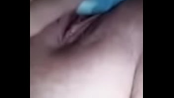 Sliding huge dildo in my fat pussy