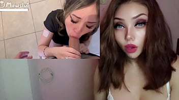 Masturbandome con la caliente chica tragona de semen