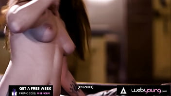 Hot babes masturbate during movie night