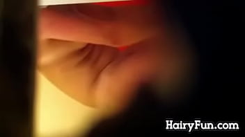 M drying her body off in the shower