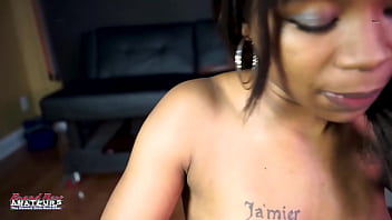 Petite brunette cutie evelyn gives a long wet bj and gets her pussy fucked