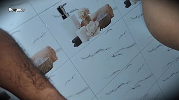 Big boobs stepmom in shower fucking creampie squirt