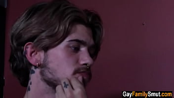 Gay Step Son Sucks Stepfathe In Glory Hole thumbnail