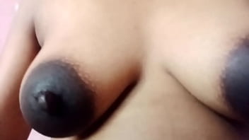 Sexy maid moaning & spitting cum tribute she play alone