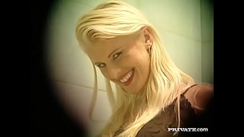 Sandra russo takes a shower before using the shower head for an orgasm