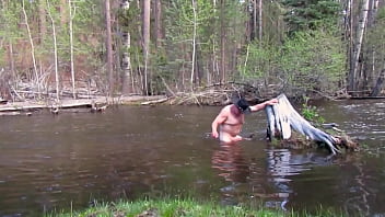 Simscristian05 update #300 naked at the flooded creek nov 11 2025