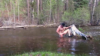 Simscristian05 update #300 naked at the flooded creek nov 11 2025