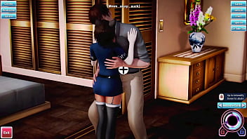 Cop fucked in a tigh dress