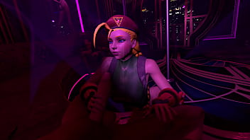 Cammy white in a vr experience