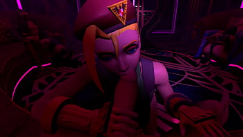 Cammy white in a vr experience