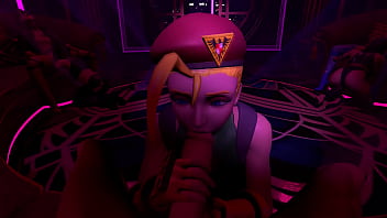 Cammy white in a vr experience