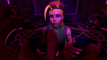 Cammy white in a vr experience