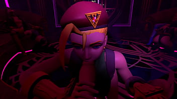 Cammy white in a vr experience