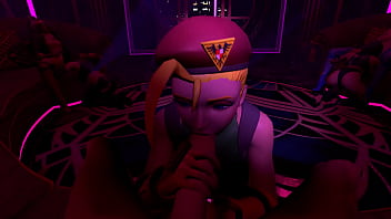 Cammy white in a vr experience