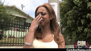 Ebony cumslut gets multi facial in gangbang 26