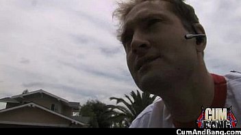 Ebony cumslut gets multi facial in gangbang 26