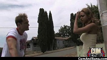 Ebony cumslut gets multi facial in gangbang 26